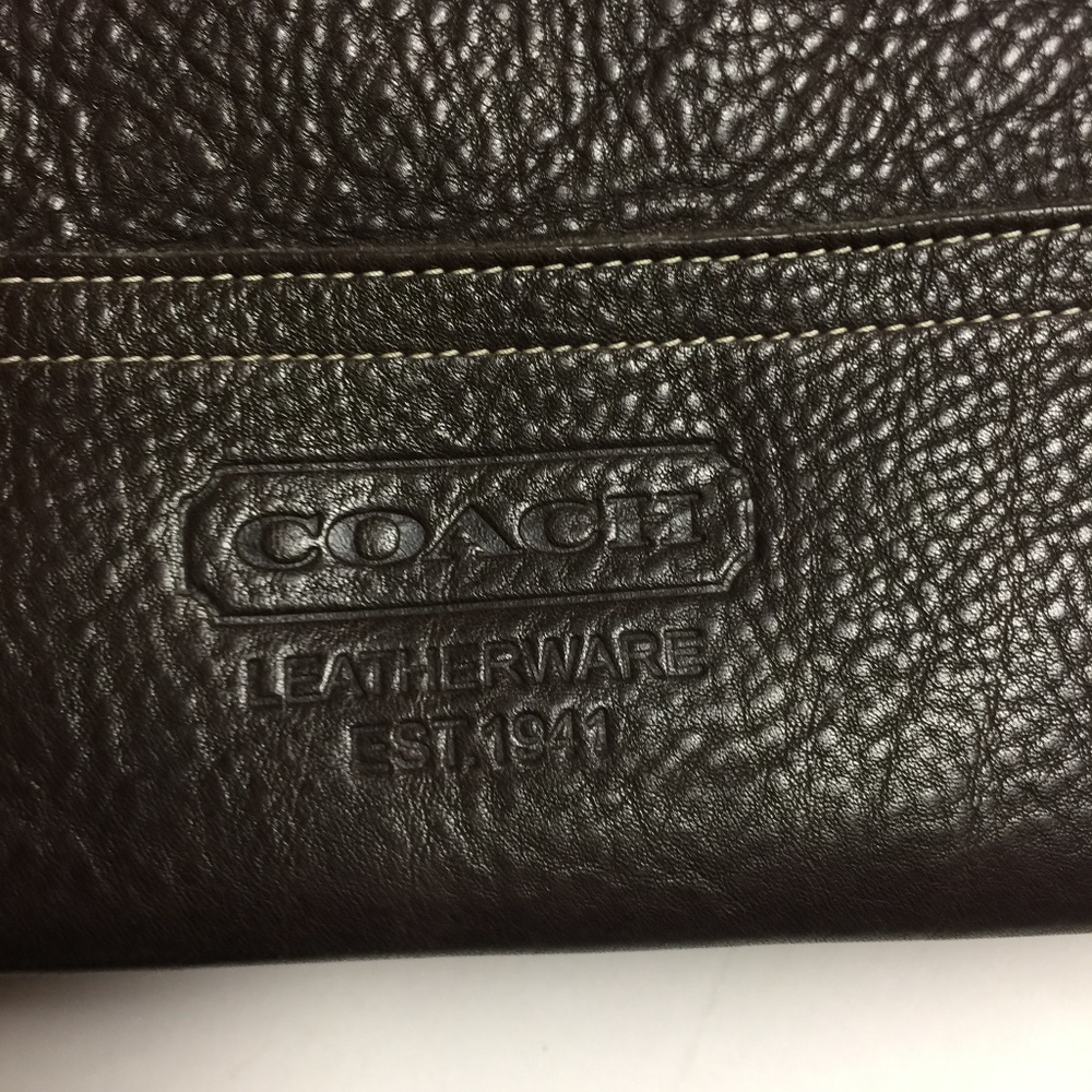 COACH LEATHER HOBO HANDBAG - Picture 4 of 6